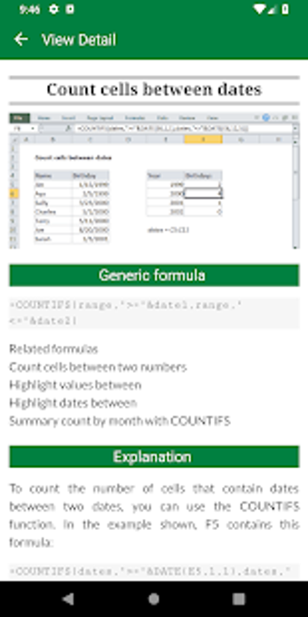 Image 2 for Advance Excel
