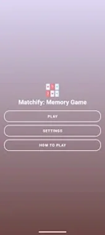 Image 0 for Matchify: Memory Game