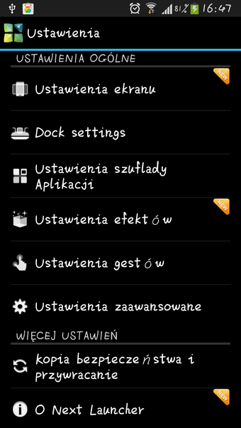 Image 0 for Next Launcher Polish Lang…