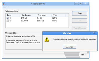 Image 0 for CheckDiskGUI