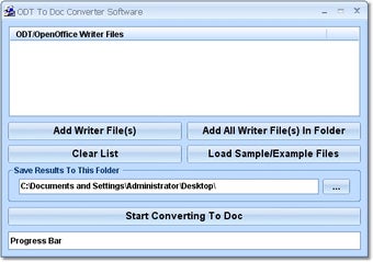 Image 0 for ODT To Doc Converter Soft…