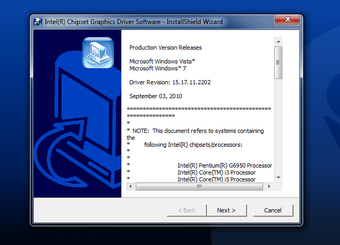 Image 0 for Intel Graphics Driver
