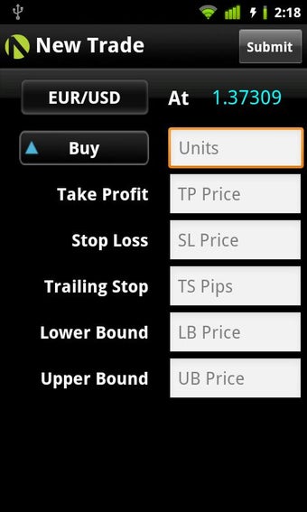 Image 0 for OANDA fxTrade for Android