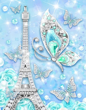 Image 0 for Turquoise Diamond Butterf…