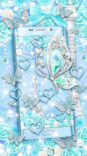 Image 2 for Turquoise Diamond Butterf…