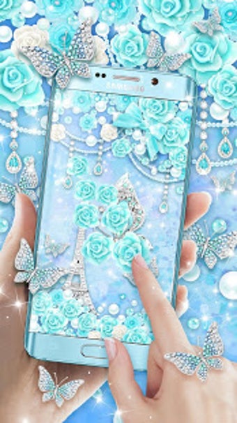 Image 3 for Turquoise Diamond Butterf…