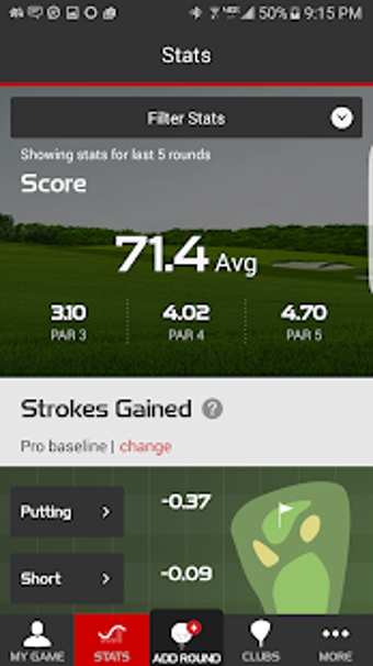 Imagen 1 para myRoundPro Golf App