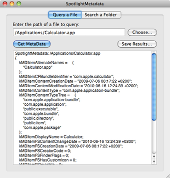 Imagen 0 para SpotlightMetadata