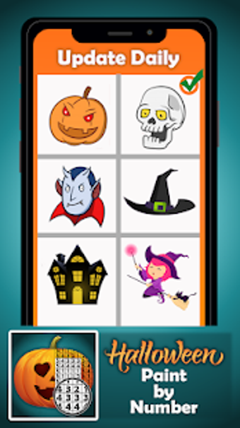 Imagen 1 para Halloween Paint by Number