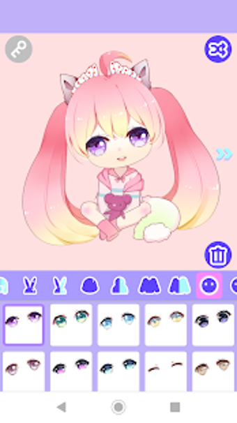 Imagen 1 para Cute Girl Avatar Maker