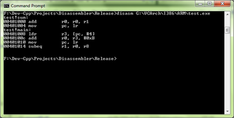 Imagen 0 para DisAsm