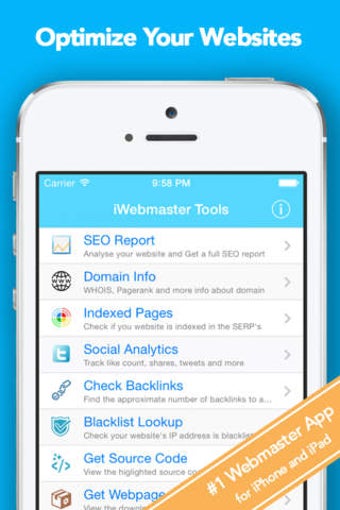 Image 0 for iWebmaster Tools - Websit…