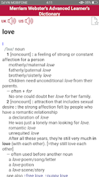 Image 1 for MWDICT - Learner's Dictio…