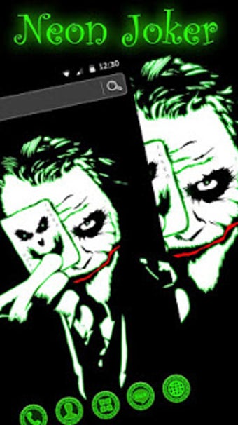 Imagen 1 para Green Neon Joker Theme