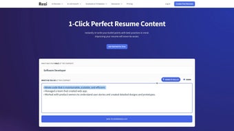 Image 0 for AI Resume Editor