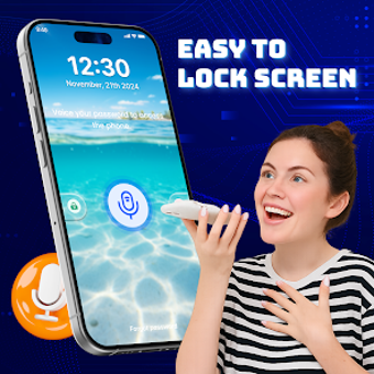 Image 0 for AZ Lock: Voice Lock Scree…
