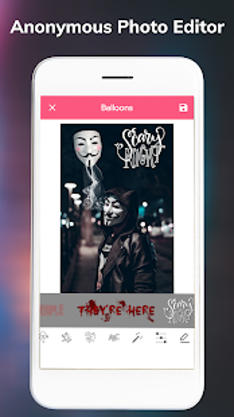 Imagen 3 para Anonymous Mask Photo Edit…
