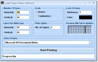Image 0 for Graph Paper Maker Softwar…