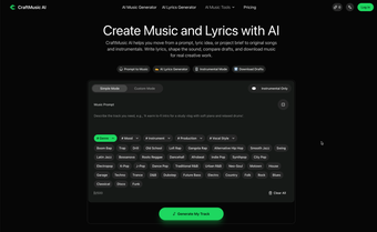 Image 0 for CraftMusic AI