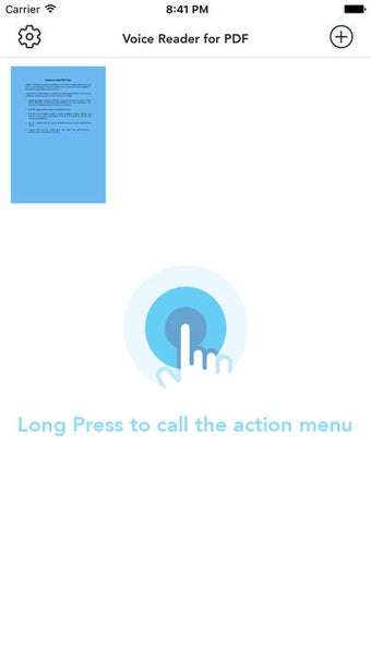Image 0 for PDF Voice Reader