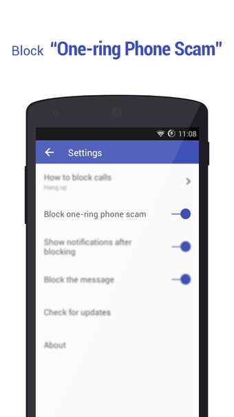Imagen 1 para Call Blocker Free - Black…