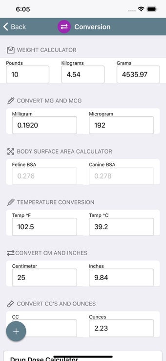Image 2 for Vetcalculators