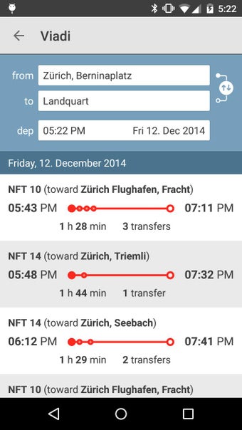 Image 2 for Viadi timetable Switzerla…