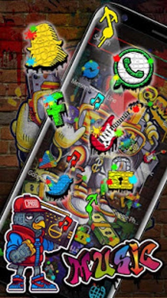 Image 2 for Music Graffiti Punk Stree…