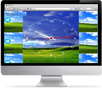 Image 1 for Windows Clock Screensaver