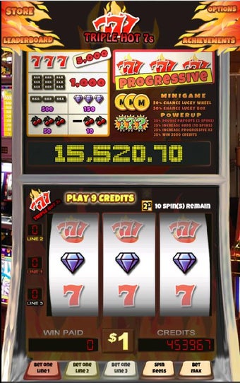Imagen 1 para Triple Hot 7s Slot Machin…