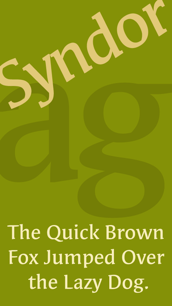 Image 0 for Syndor FlipFont