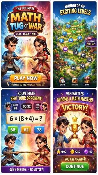 Imagen 0 para Math Tug of War: Math Bat…