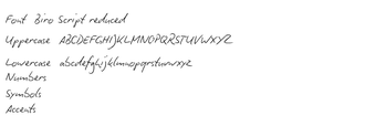 Image 0 for Biro Script