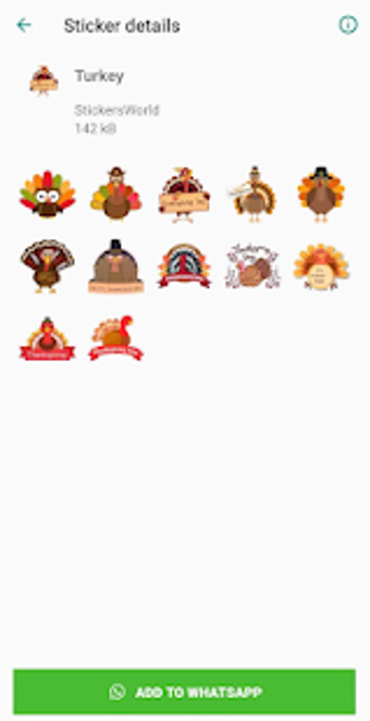 Image 0 for Thanksgiving Stickers for…