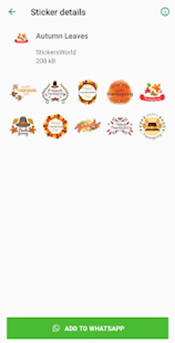 Image 2 for Thanksgiving Stickers for…