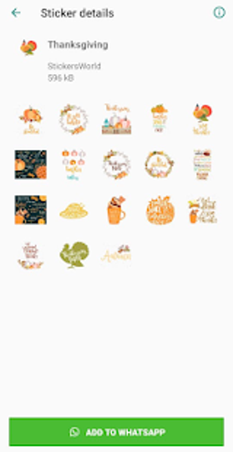Image 1 for Thanksgiving Stickers for…