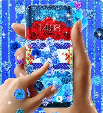Image 3 for Royal blue diamonds and r…
