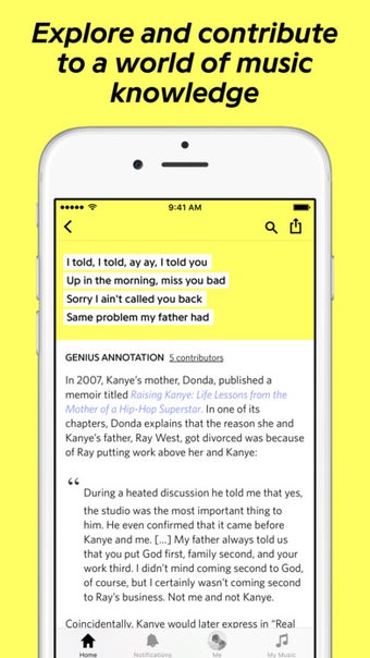 Imagen 0 para Genius: Song Lyrics + Mus…