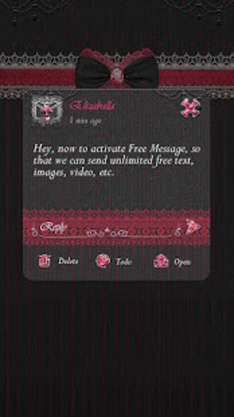 Imagen 0 para GO SMS PRO GOTHIC LOLITA …
