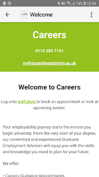 Imagen 1 para myLTU Leeds Trinity Unive…