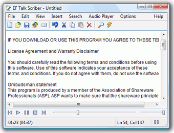 Image 0 for EF Talk Scriber (64-bit)