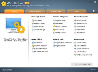 Image 0 for WinUtilities Professional…