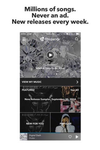 Image 0 for Rhapsody - Music & Radio