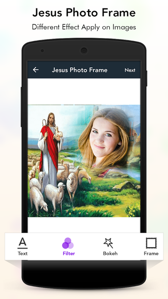 Image 1 for Jesus Photo Frame