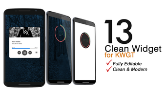 Imagen 0 para 13 Clean Widget for KWGT