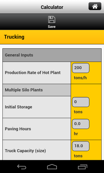 Imagen 0 para Caterpillar Paving Calcul…