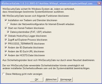Image 0 for WinSecurityGate
