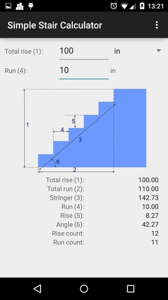 Imagen 0 para Simple Stair Calculator