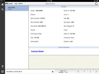 Image 0 for QAD Mobile Browse