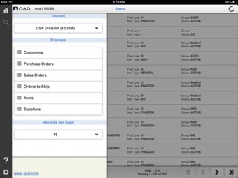 Image 1 for QAD Mobile Browse